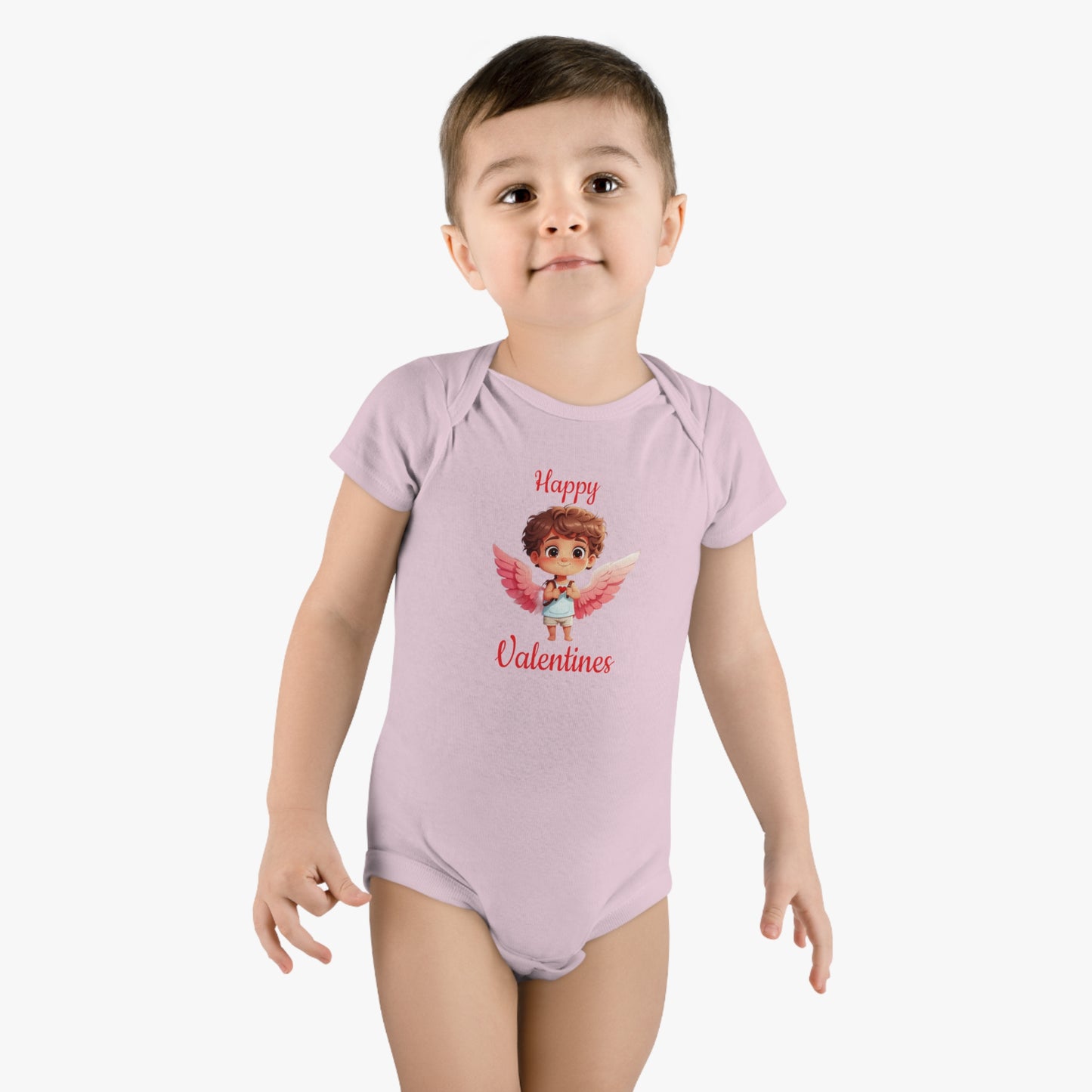 Happy Valentines - Baby Short Sleeve Onesie®