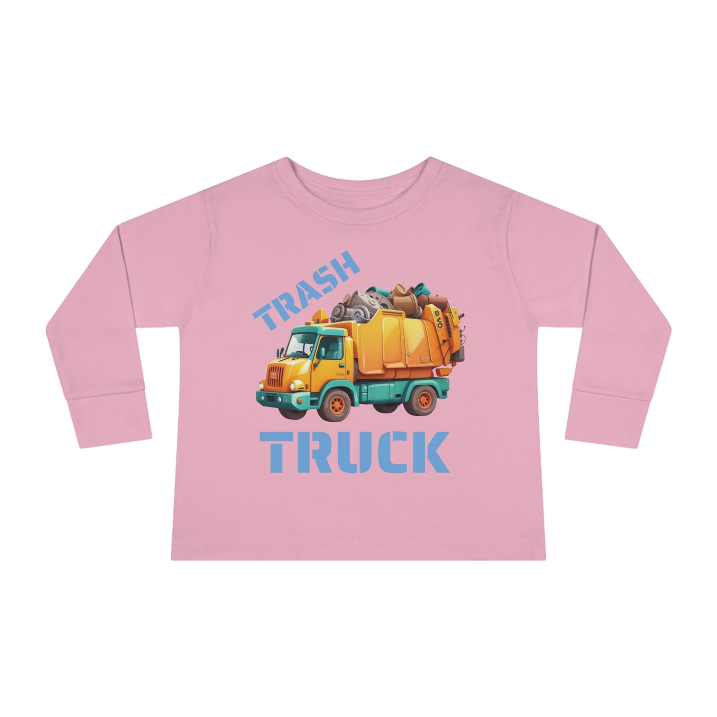 Trash Truck Cartoon Toddler Long Sleeve T-shirt