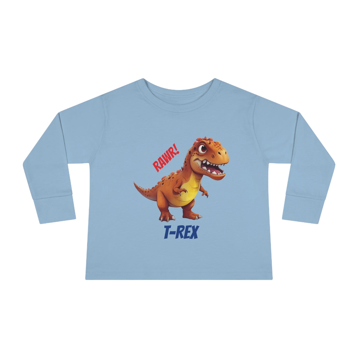 T-Rex Dinosaur - Toddler Long Sleeve Tee