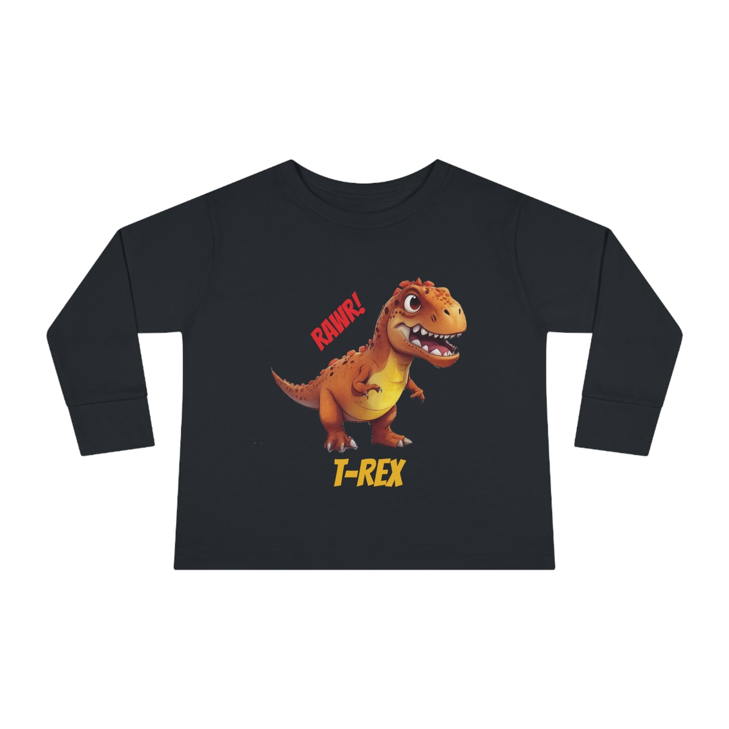 T-Rex Dinosaur - Toddler Long Sleeve Tee