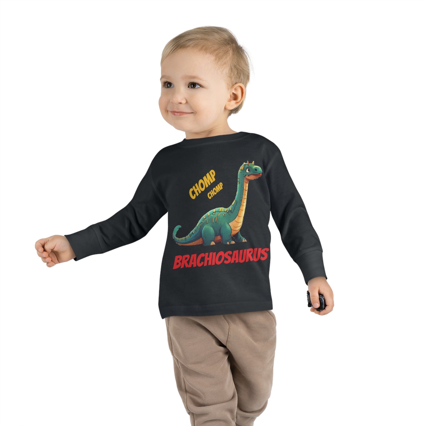 Brachiosaurs Dinosaur Toddler Long-Sleeve Tee