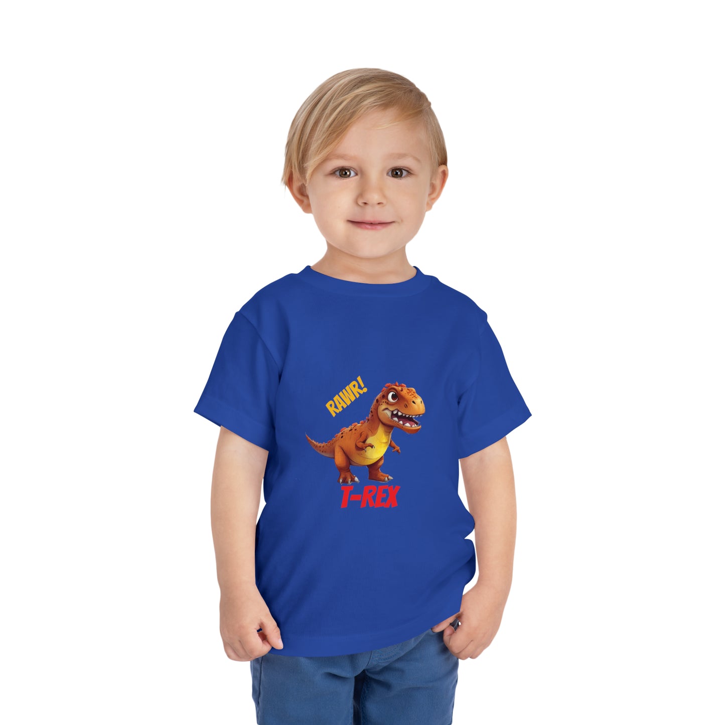 T-Rex Dinosaur Toddler Short Sleeve Tee