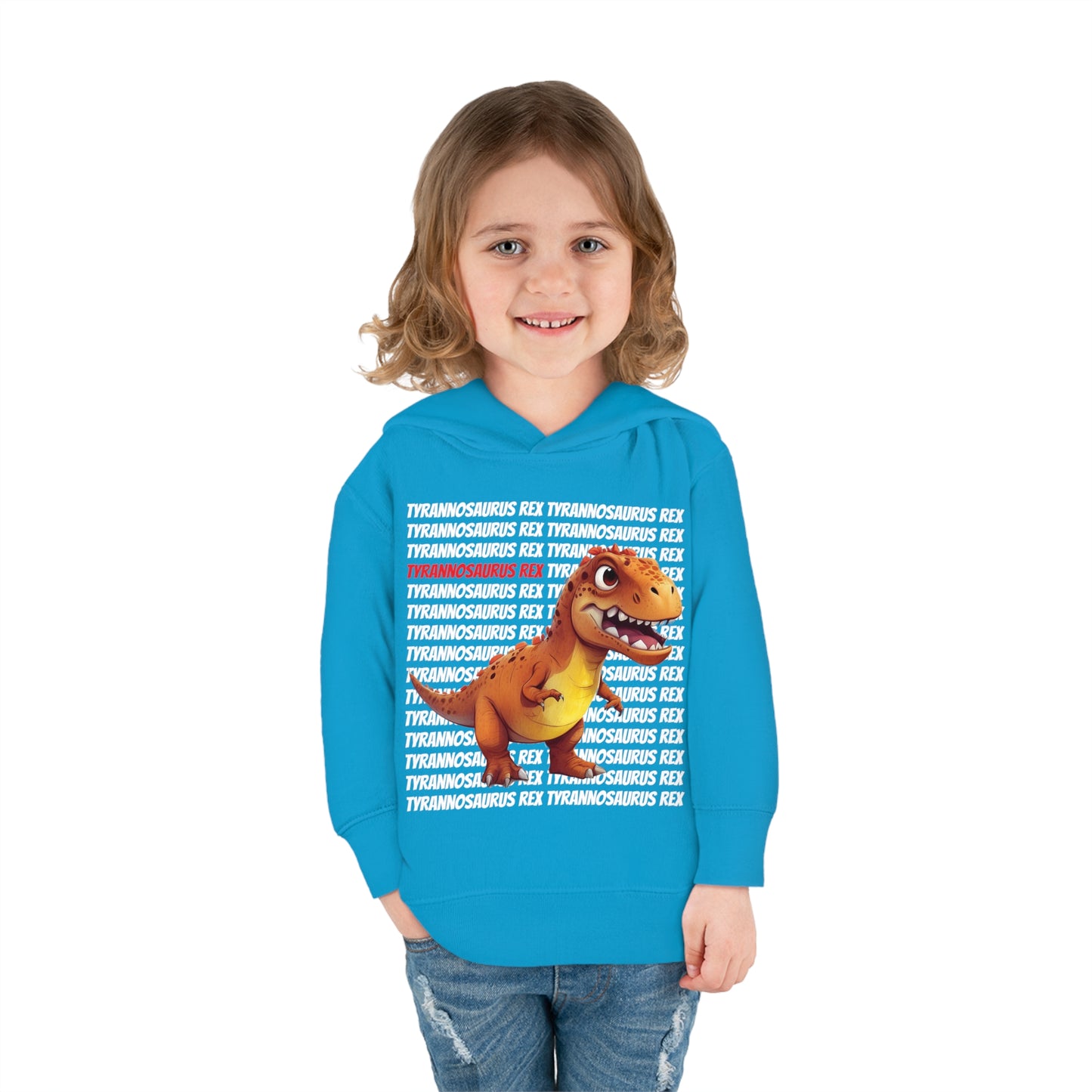 Tyrannosaurus Rex Dinosaur Toddler & Kids Pull Over Hoodie Sweater