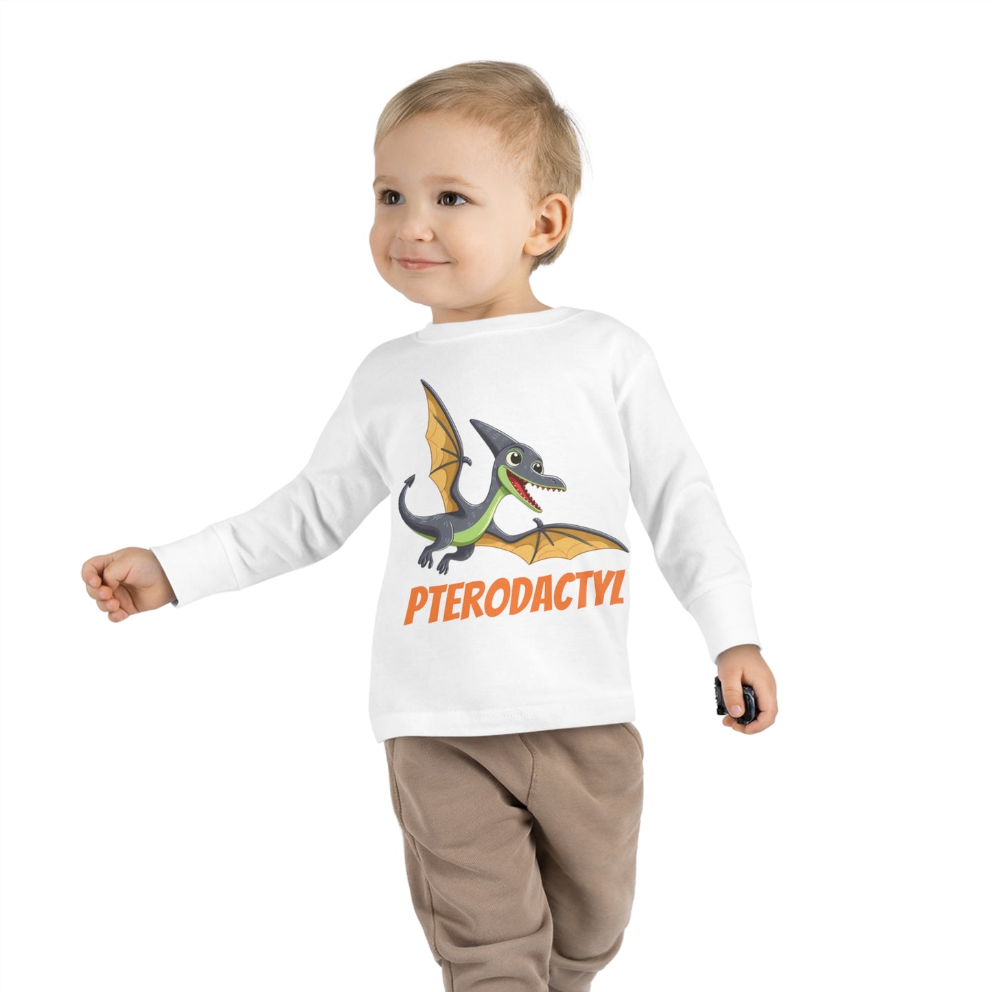 Pterodactyl Dinosaur Toddler Long Sleeve T-shirt