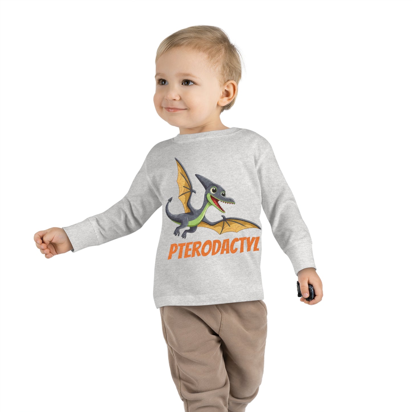 Pterodactyl Dinosaur Toddler Long Sleeve T-shirt