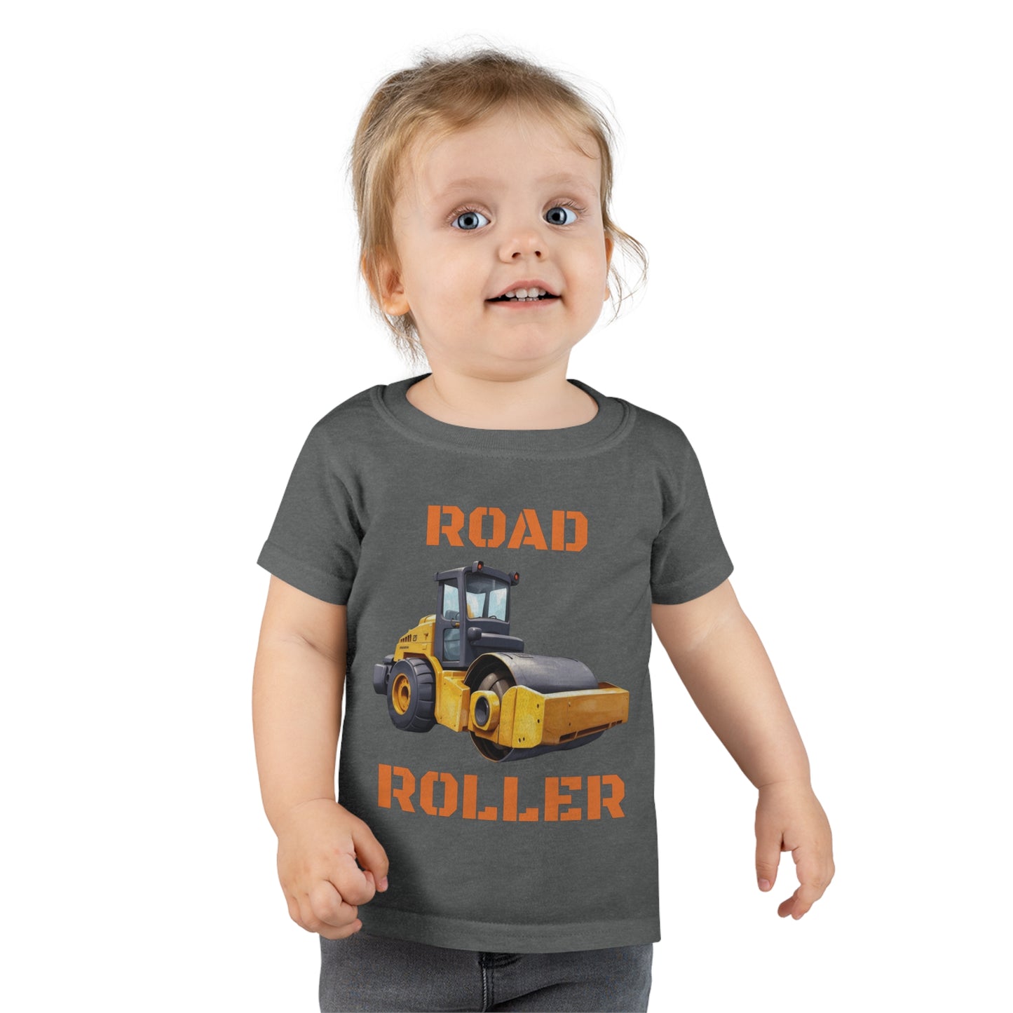 Road Roller Construction Vehicle Toddler T-shirt