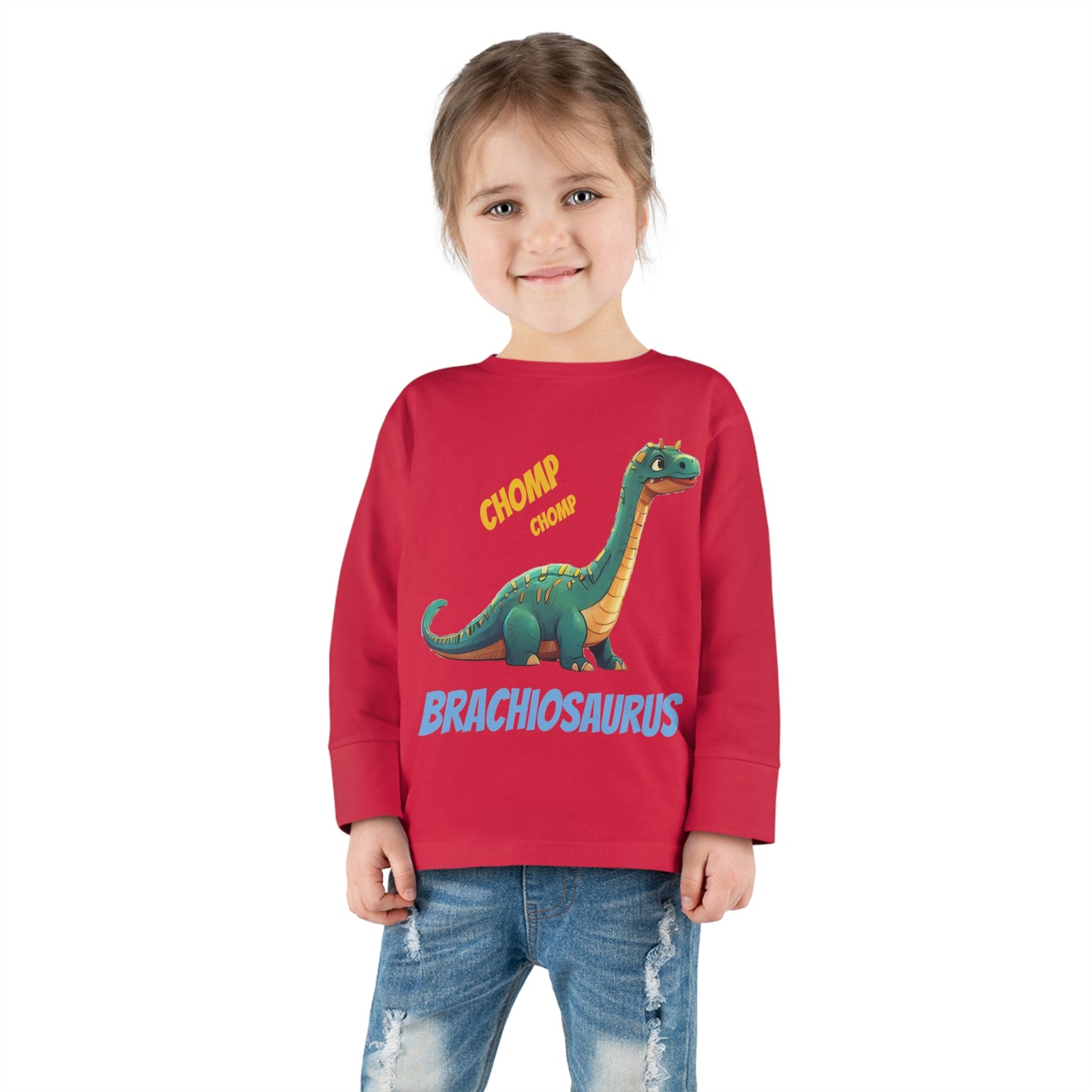 Brachiosaurs Dinosaur Toddler Long-Sleeve Tee