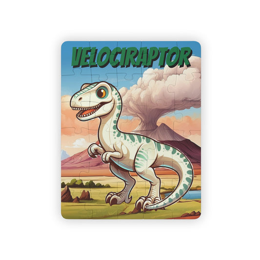 Velociraptor Dinosaur Toddler Kids' Puzzle, 30-Piece