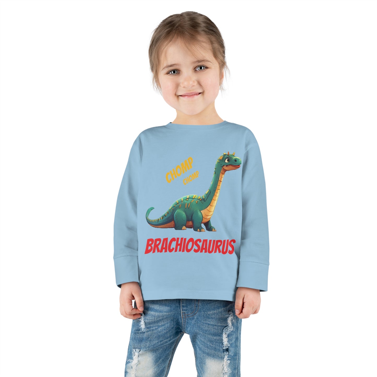 Brachiosaurs Dinosaur Toddler Long-Sleeve Tee