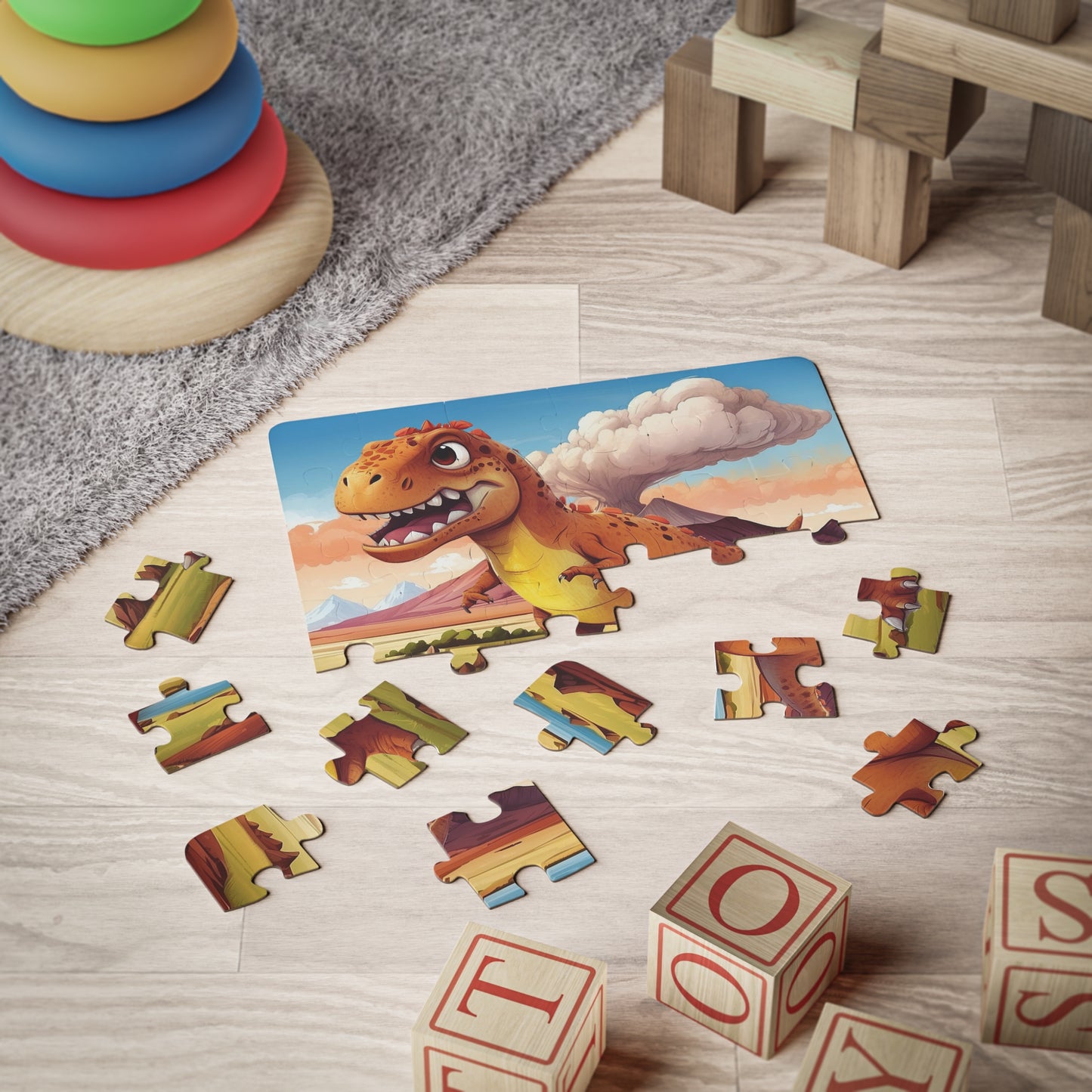 T-Rex Kids' Puzzle, 30-Piece