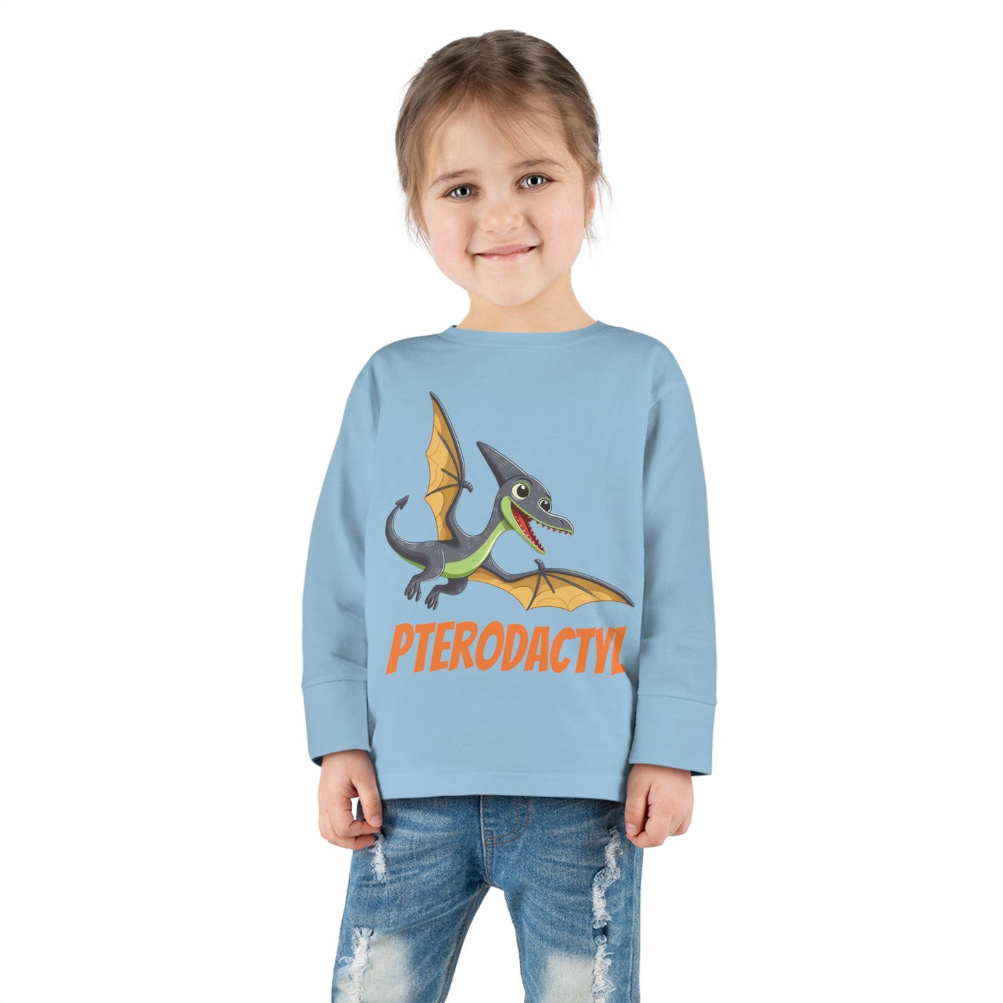 Pterodactyl Dinosaur Toddler Long Sleeve T-shirt