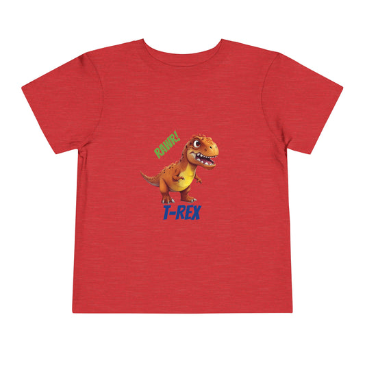 T-Rex Dinosaur Toddler Short Sleeve Tee