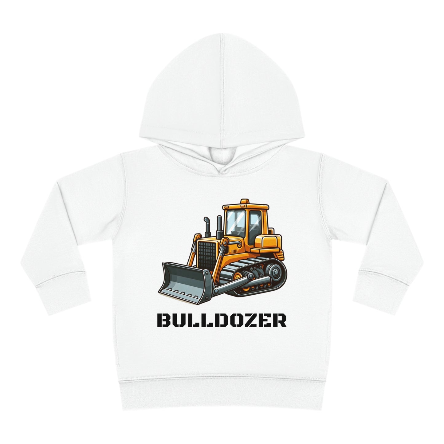 Bulldozer Construction Vehicle Pullover Fleece Hoodie